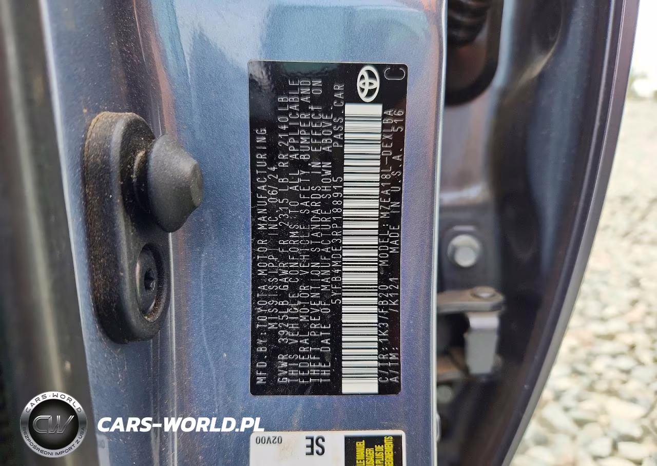 2024 Toyota Corolla Le VIN:5YFB4MDE3RP188915 - 12