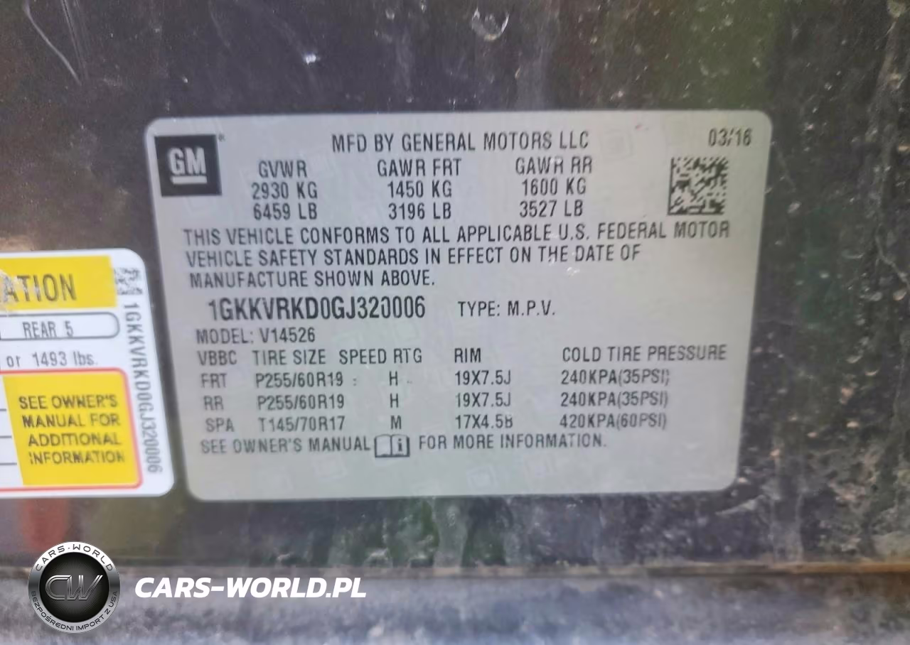 2016 GMC Acadia Slt-1 VIN:1GKKVRKD0GJ320006 - 13