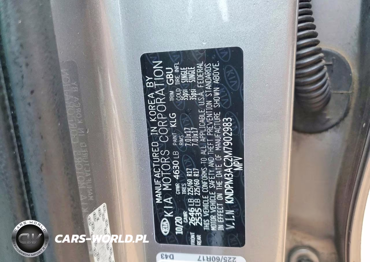 2021 Kia Sportage VIN:KNDPM3AC2M7902983 - 13
