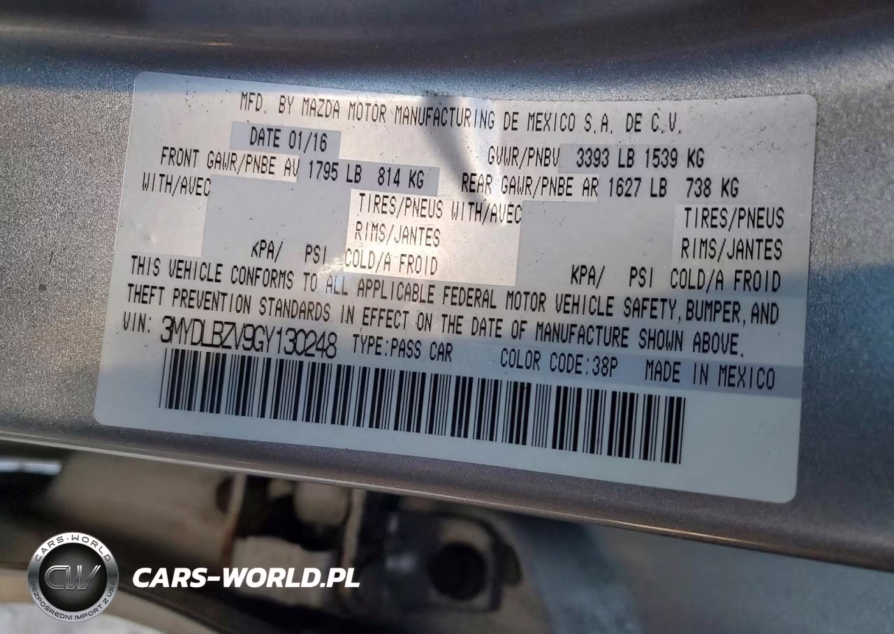 2016 Scion Ia Base VIN:3MYDLBZV9GY130248 - 12