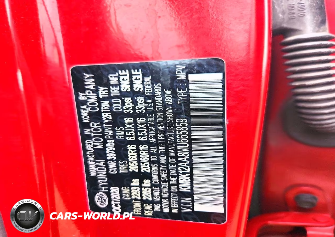 2021 Hyundai Kona Se VIN:KM8K12AA8MU665859 - 13
