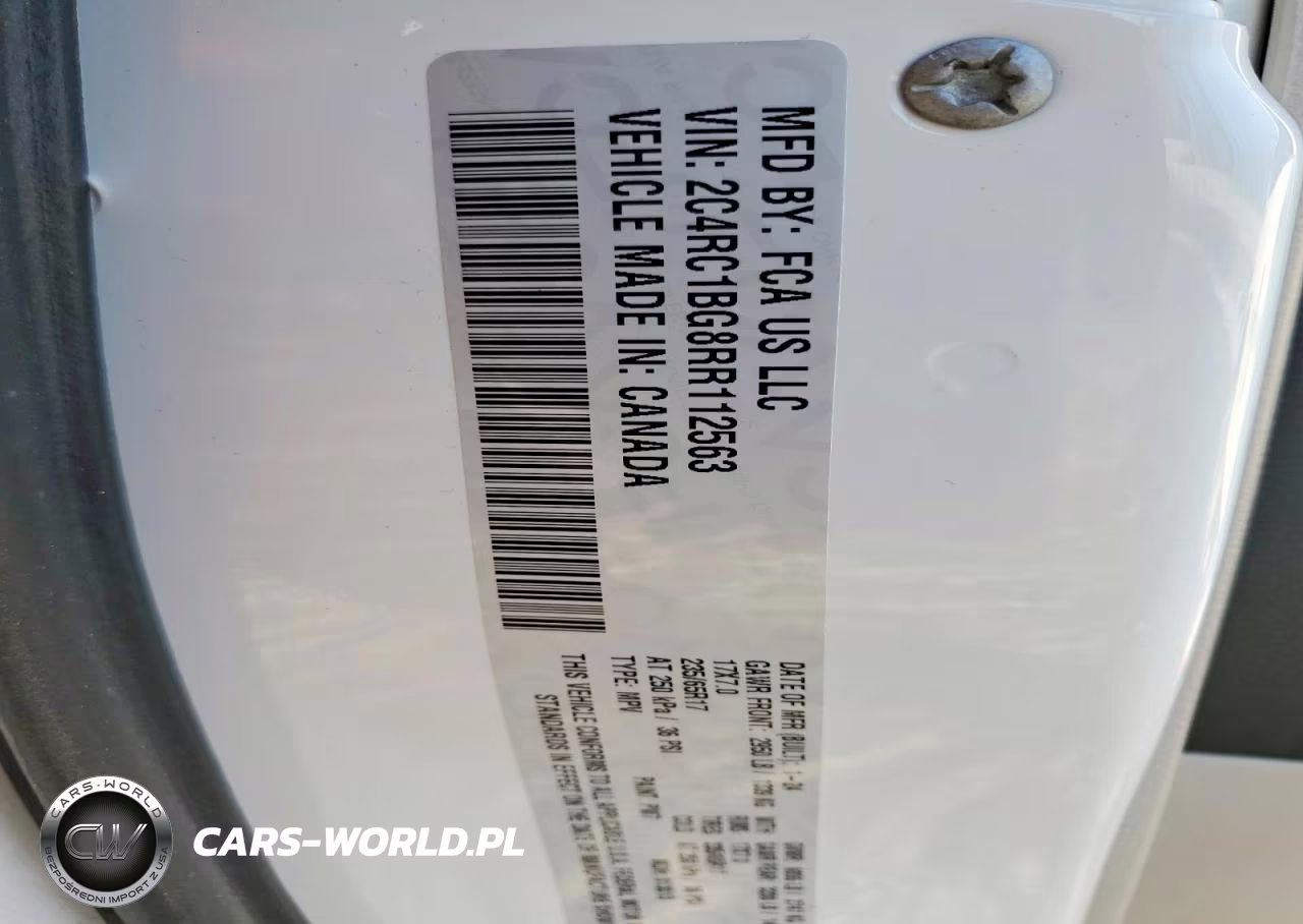 2024 Chrysler Pacifica Touring L VIN:2C4RC1BG8RR112563 - 13