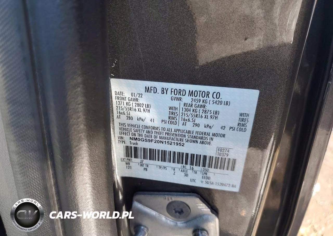 2022 Ford Transit Connect Xlt VIN:NM0GS9F20N1521952 - 13