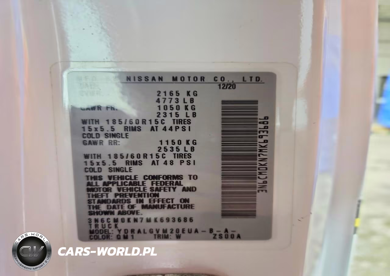 2021 Nissan Nv200 Sv VIN:3N6CM0KN7MK693686 - 12