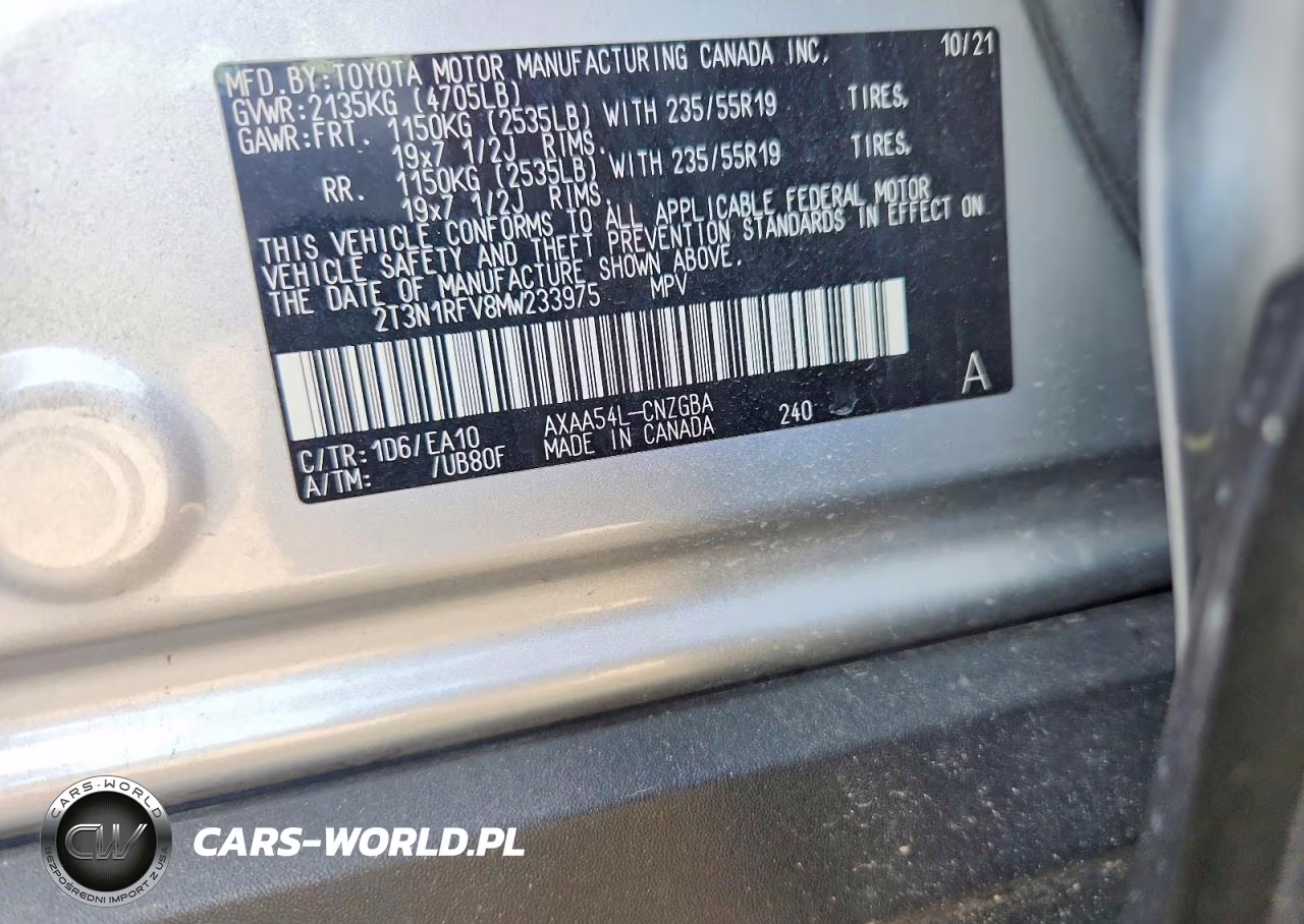 2021 Toyota Rav4 Limited VIN:2T3N1RFV8MW233975 - 13