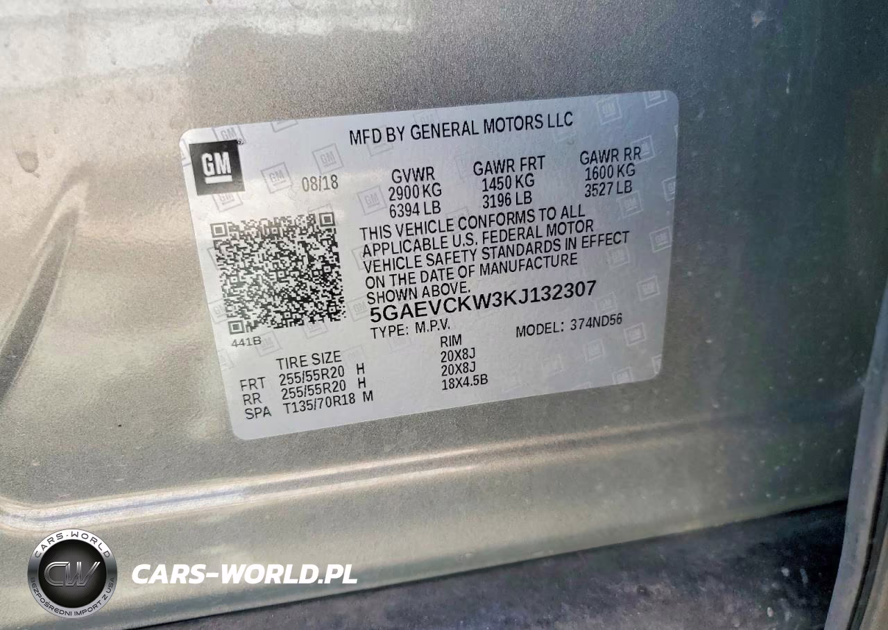 2019 Buick Enclave Avenir VIN:5GAEVCKW3KJ132307 - 14
