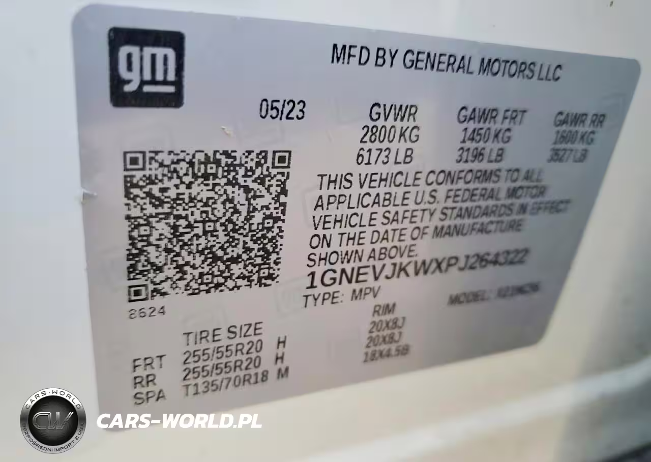 2023 Chevrolet Traverse Rs VIN:1GNEVJKWXPJ264322 - 13