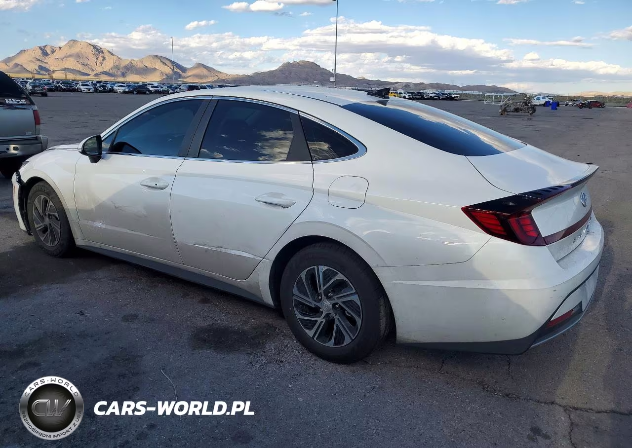 2022 Hyundai Sonata Hybrid Blue VIN:KMHL24JJ3NA048210 - 2