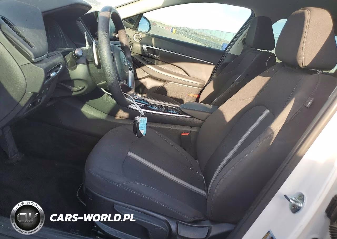 2022 Hyundai Sonata Hybrid Blue VIN:KMHL24JJ3NA048210 - 7