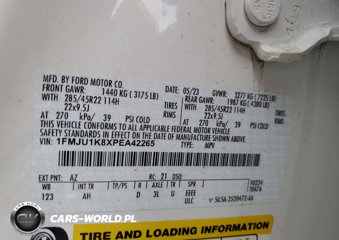 2023 Ford Expedition Limited VIN:1FMJU1K8XPEA42265 - 13
