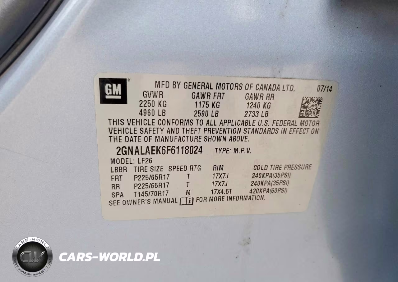 2015 Chevrolet Equinox Ls VIN:2GNALAEK6F6118024 - 13