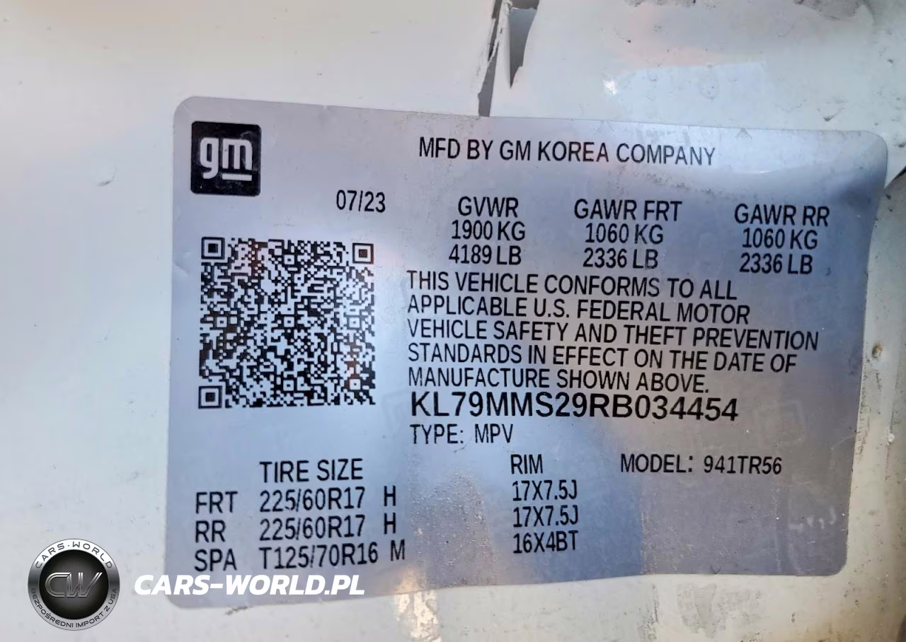 2024 Chevrolet Trailblazer Ls VIN:KL79MMS29RB034454 - 13