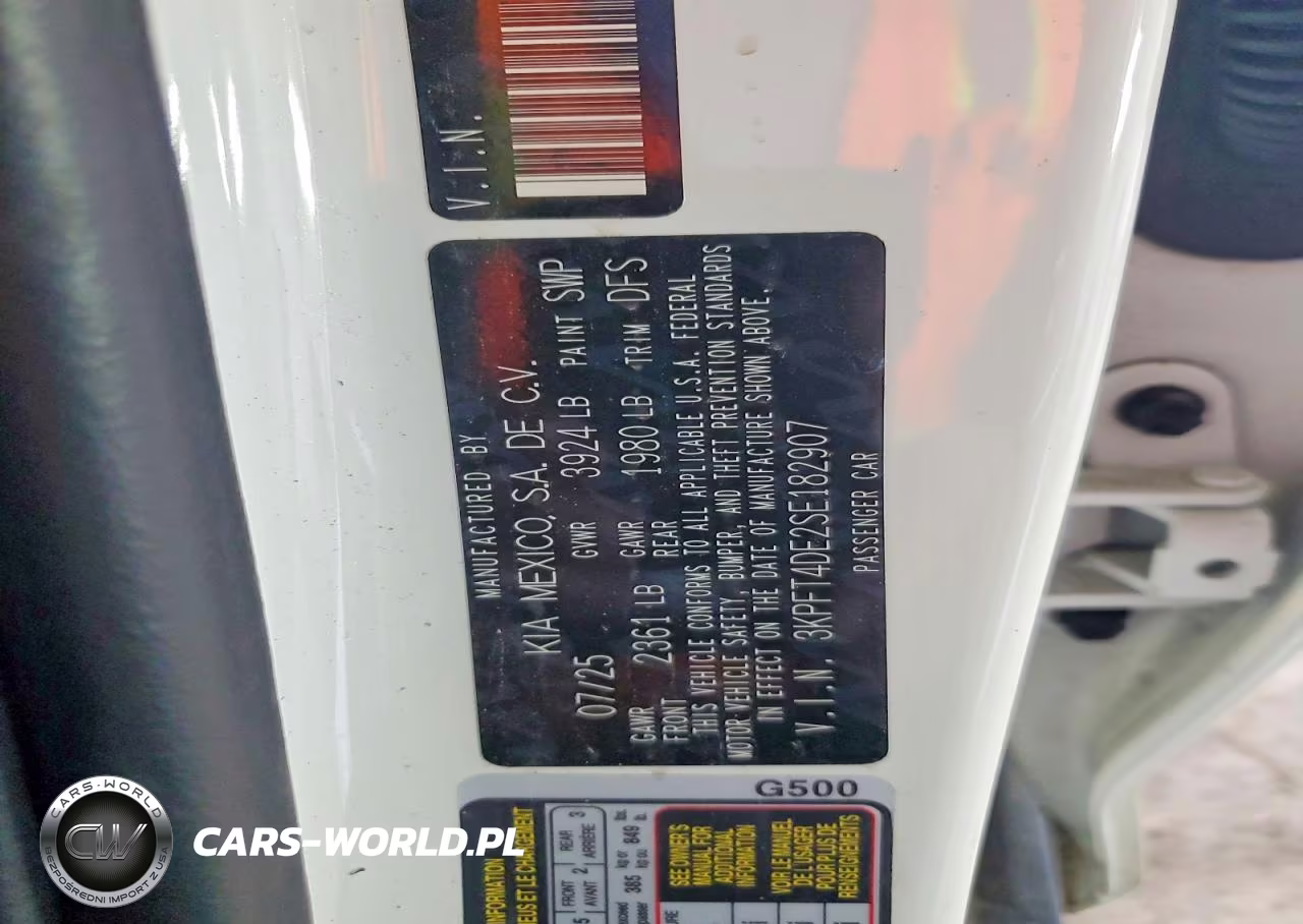 2025 Kia K4 Lxs VIN:3KPFT4DE2SE182907 - 12