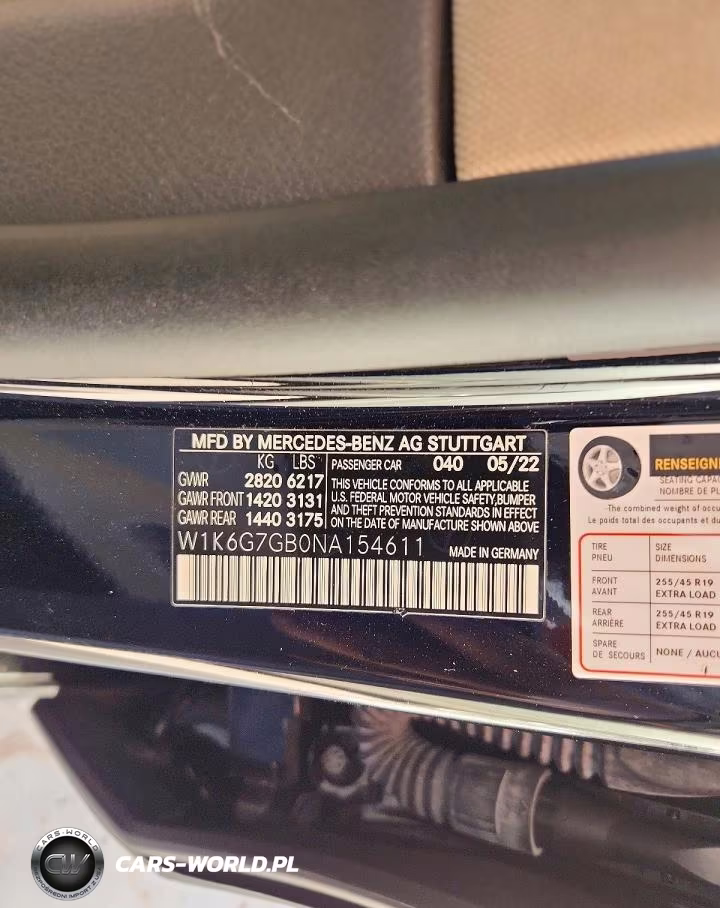 2022 Mercedes-Benz S 580 4Matic VIN:W1K6G7GB0NA154611 - 13