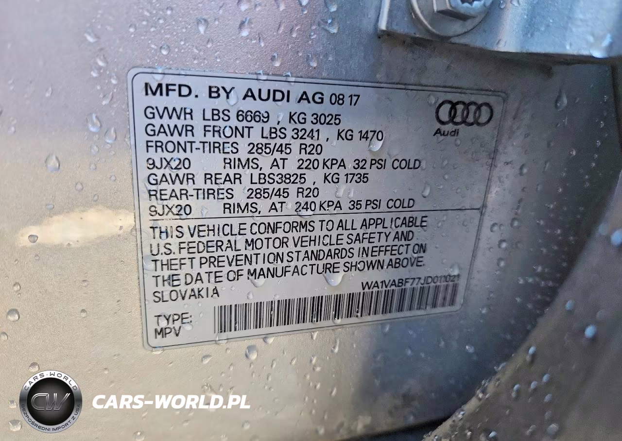 2018 Audi Q7 Prestige VIN:WA1VABF77JD011021 - 13
