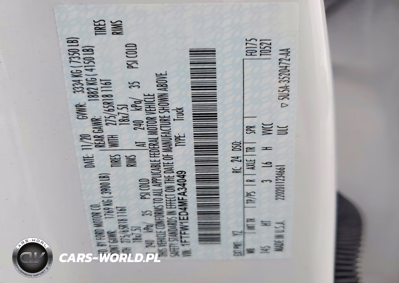 2021 Ford F150 Supercrew VIN:1FTFW1ED4MFA34049 - 13
