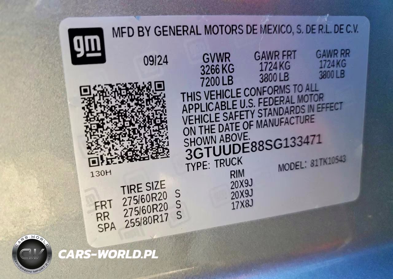 2025 GMC Sierra K1500 Slt VIN:3GTUUDE88SG133471 - 13