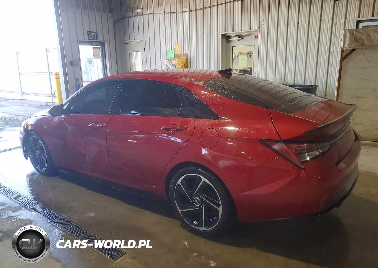2021 Hyundai Elantra N Line VIN:KMHLR4AF7MU177507 - 2