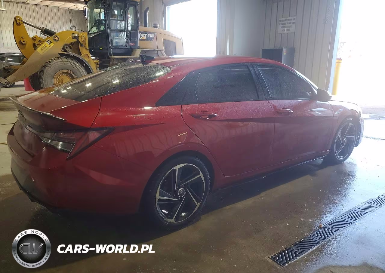 2021 Hyundai Elantra N Line VIN:KMHLR4AF7MU177507 - 3
