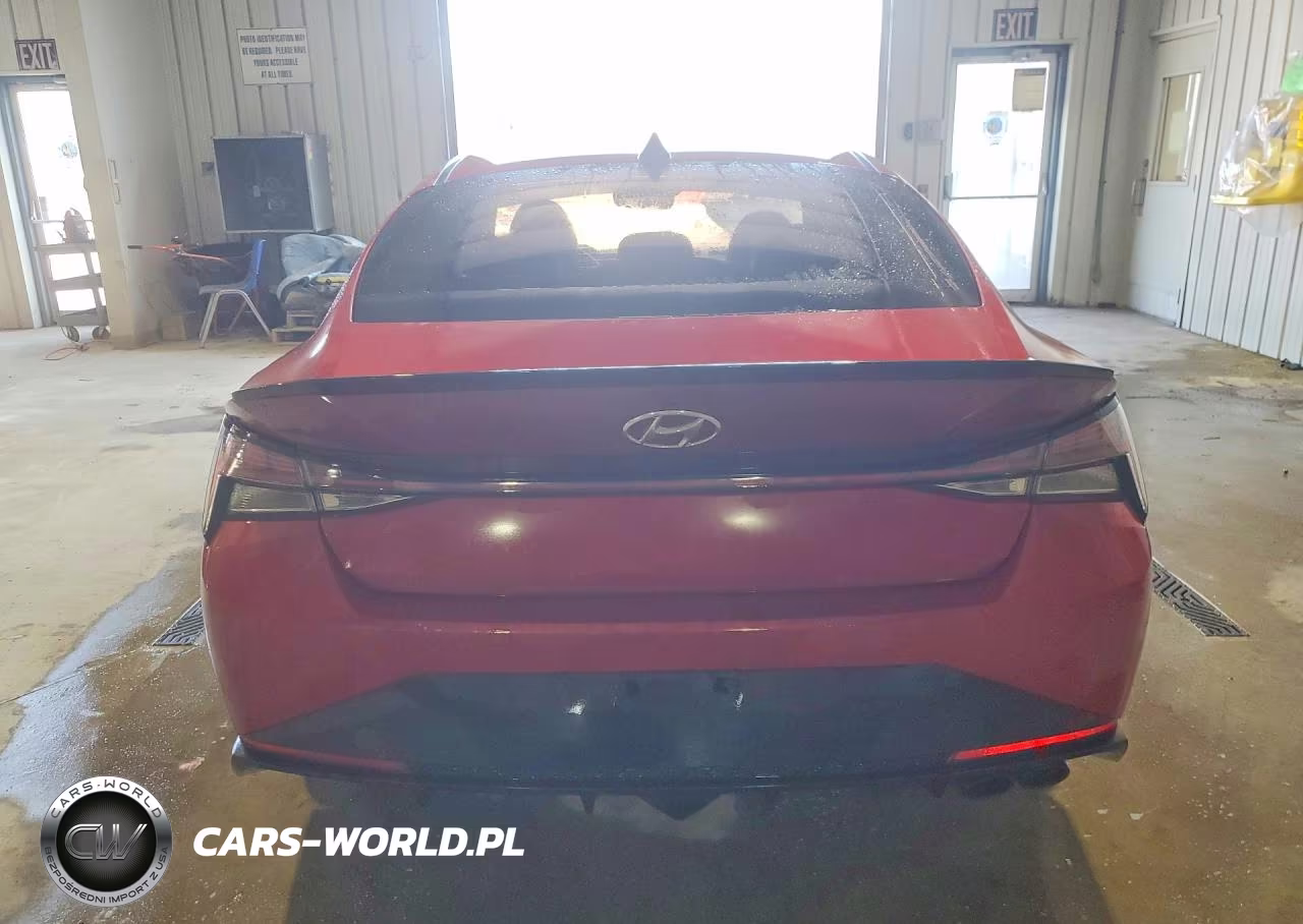 2021 Hyundai Elantra N Line VIN:KMHLR4AF7MU177507 - 6