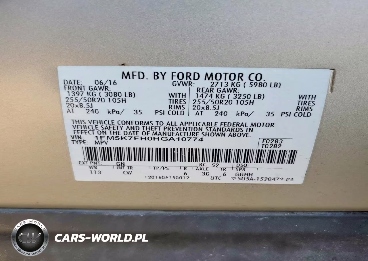 2017 Ford Explorer Limited VIN:1FM5K7FH0HGA10774 - 13