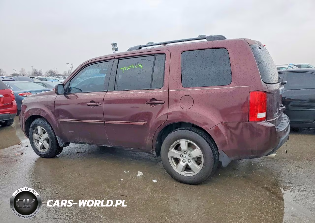 2009 Honda Pilot Exl VIN:5FNYF48599B005107 - 2