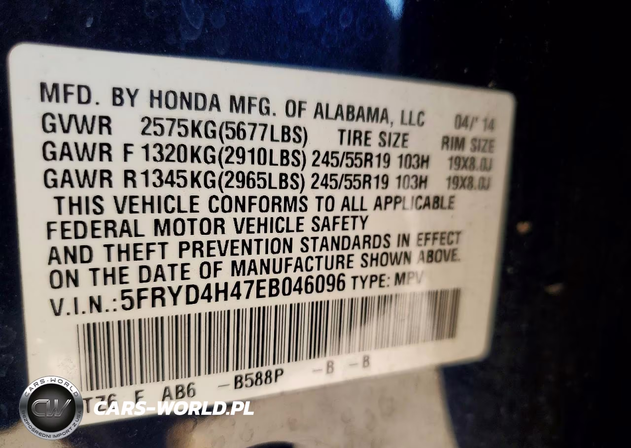 2014 Acura Mdx Technology VIN:5FRYD4H47EB046096 - 13