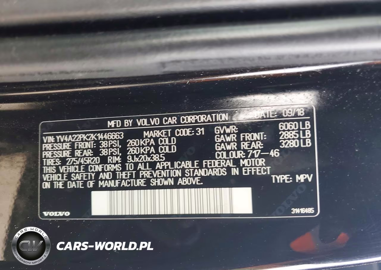2019 Volvo Xc90 T6 Momentum VIN:YV4A22PK2K1446663 - 13