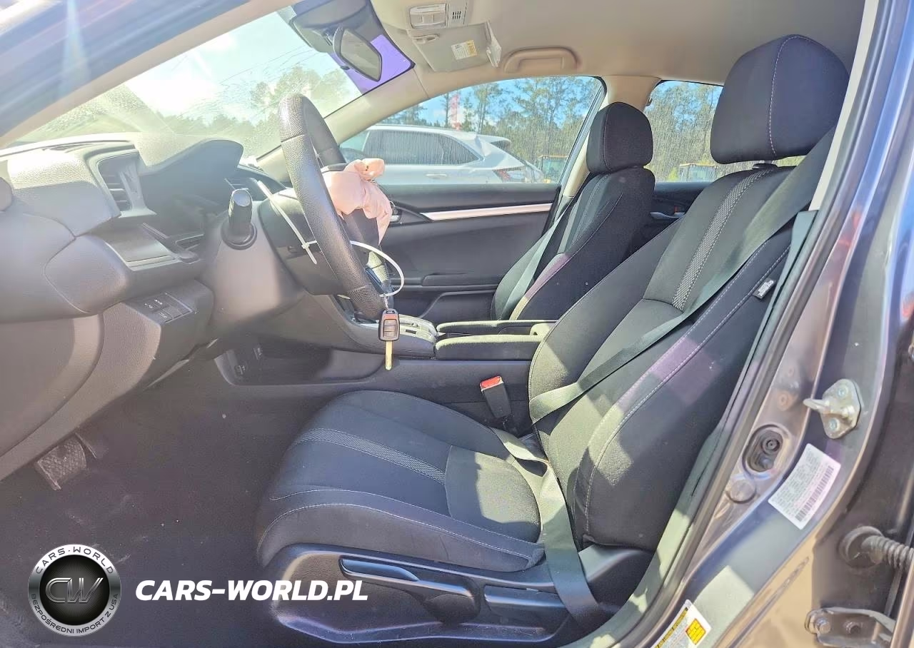 2019 Honda Civic Lx VIN:2HGFC2F69KH515216 - 7