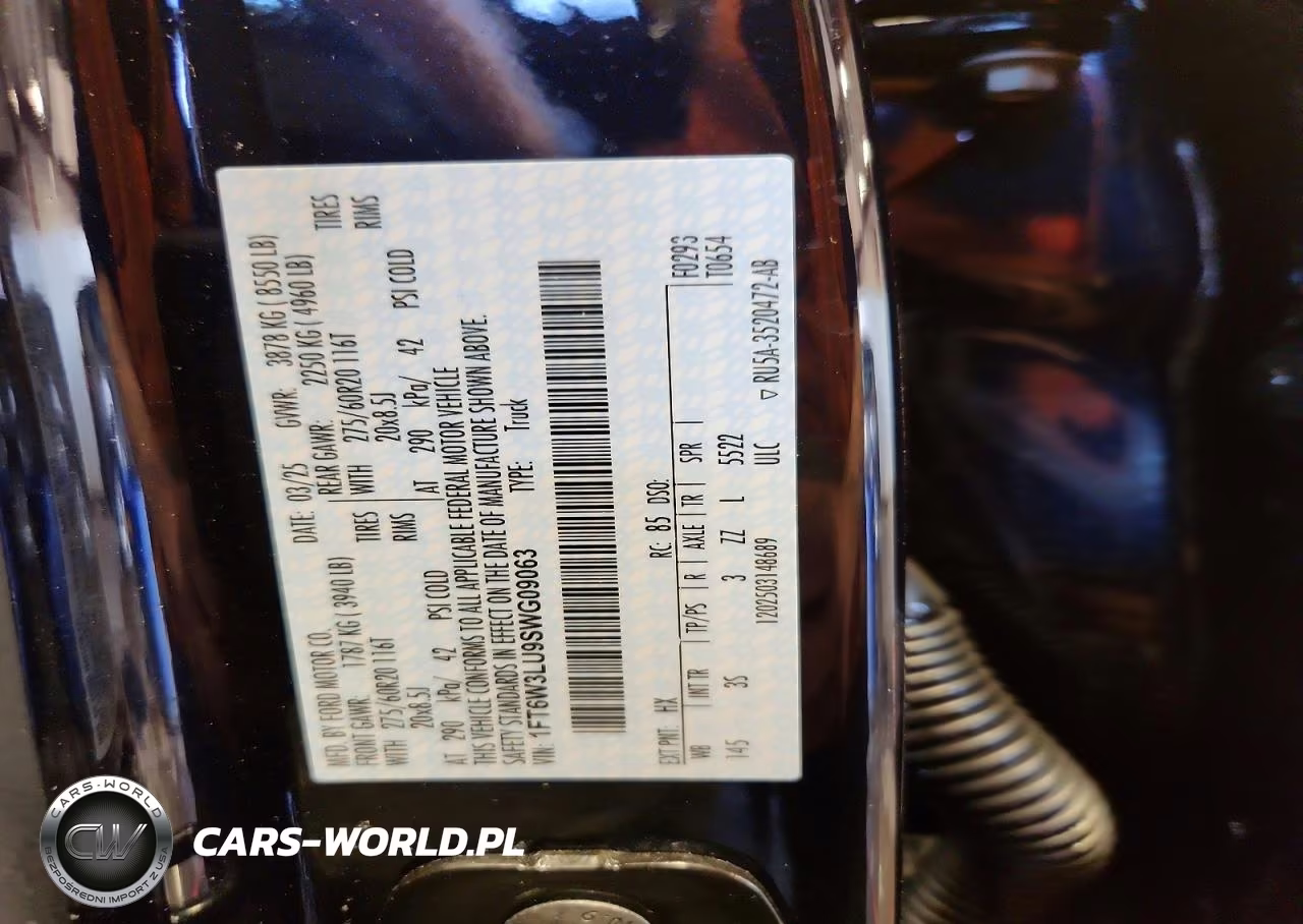 2025 Ford F150 Lightning Xlt VIN:1FT6W3LU9SWG09063 - 12