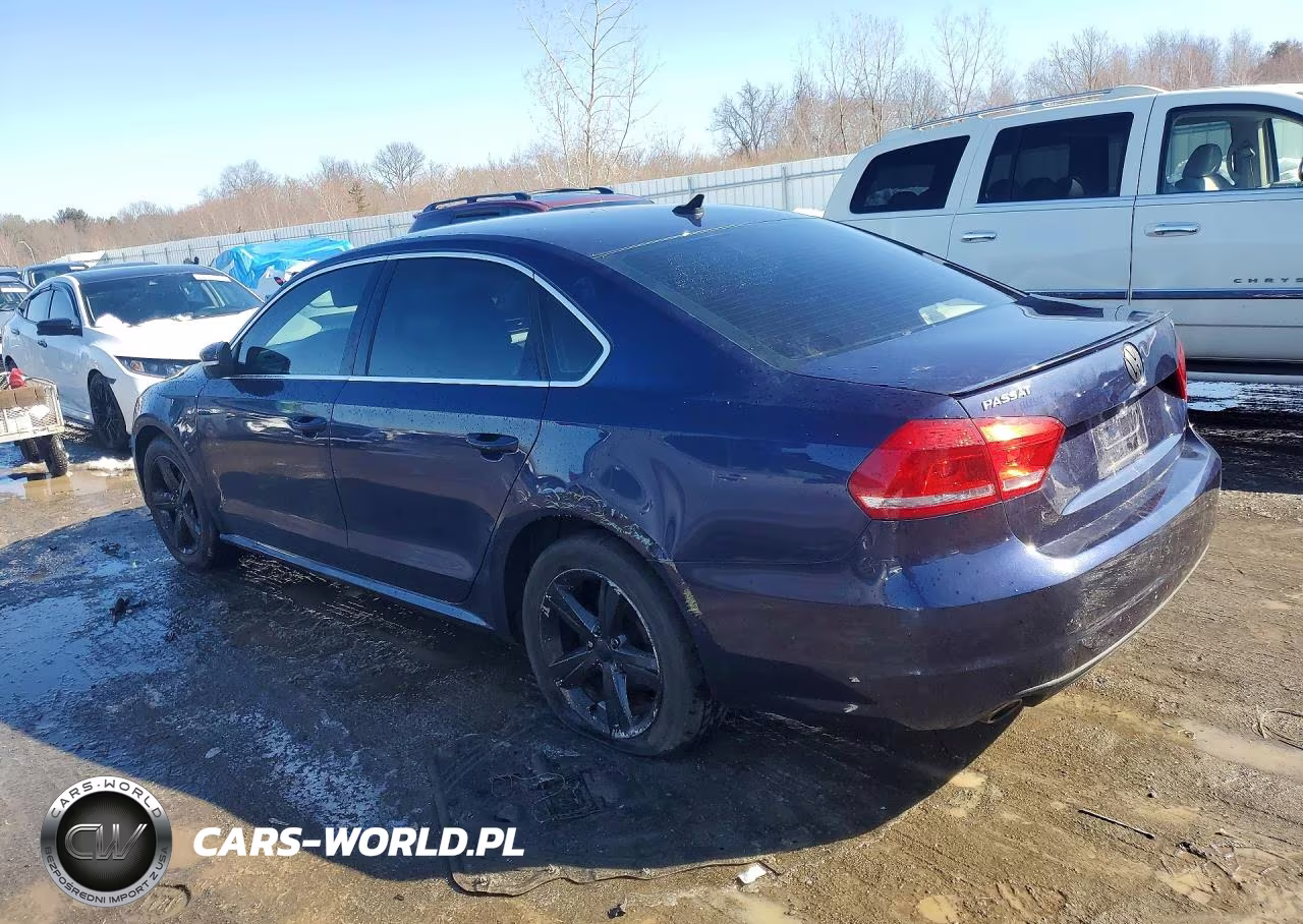 2012 Volkswagen Passat Se VIN:1VWBN7A37CC109230 - 2