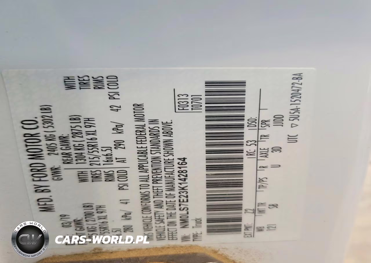 2019 Ford Transit Connect Xl Delivery Van VIN:NM0LS7E23K1428164 - 14