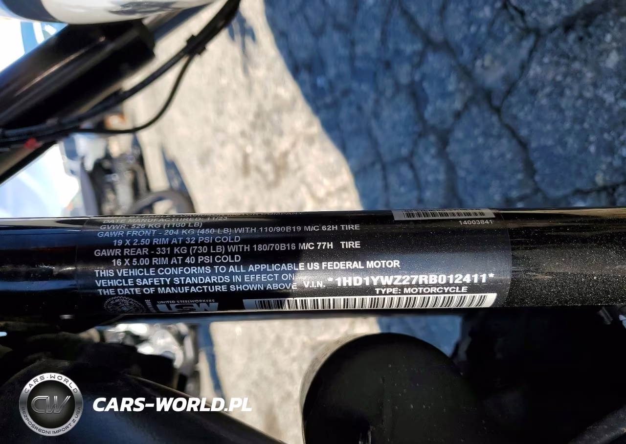 2024 Harley-Davidson Fxlrs VIN:1HD1YWZ27RB012411 - 8