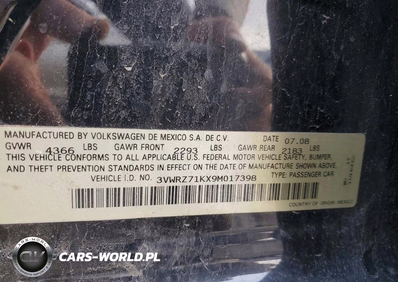 2009 Volkswagen Jetta Se VIN:3VWRZ71KX9M017398 - 12