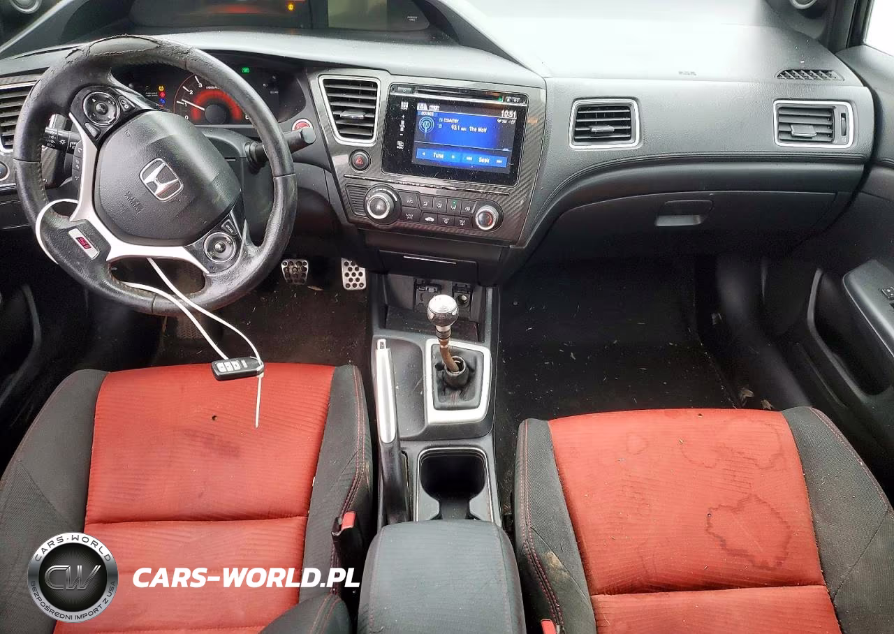 2014 Honda Civic Si VIN:2HGFB6E59EH703340 - 8
