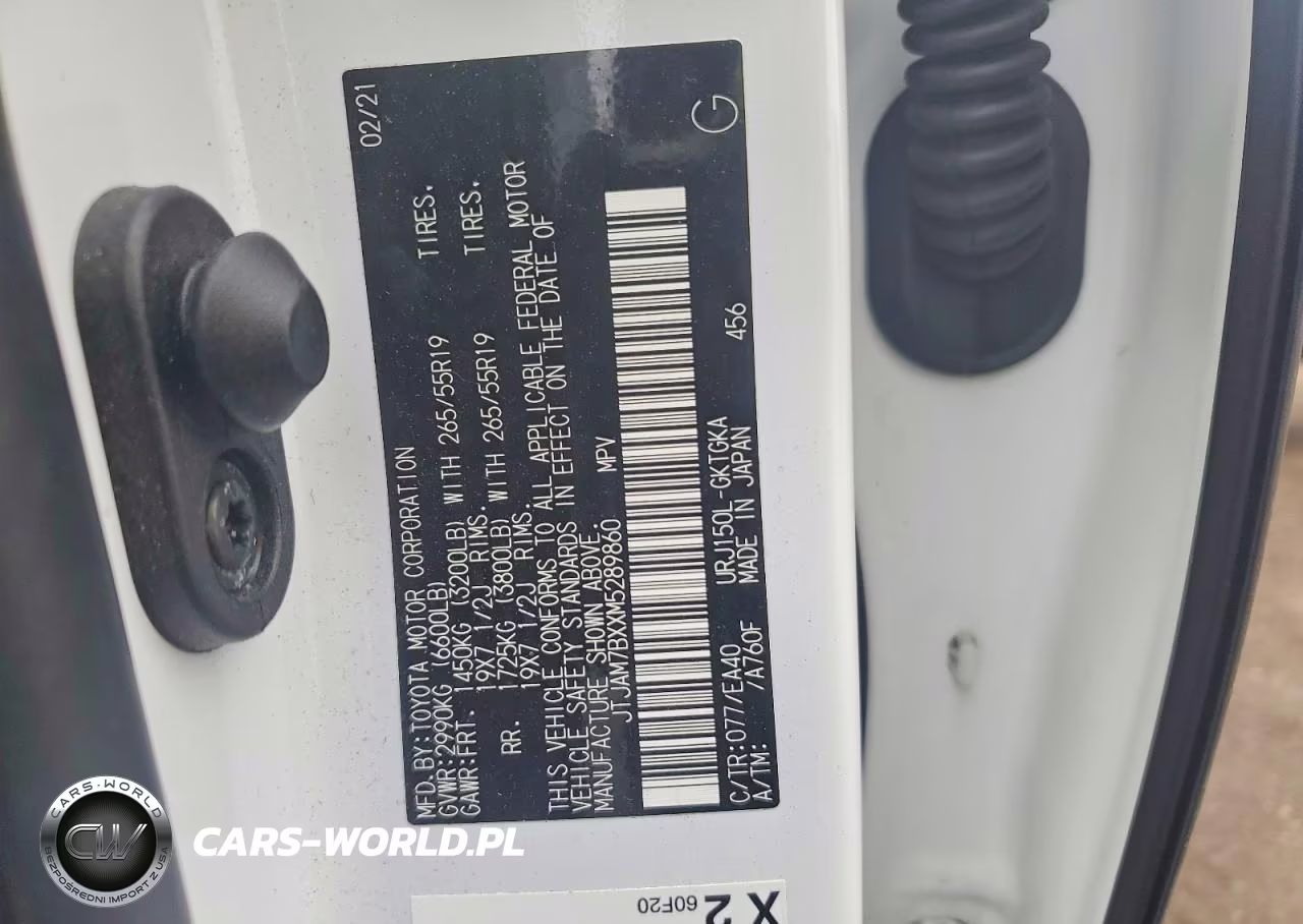 2021 Lexus Gx 460 Base VIN:JTJAM7BXXM5289860 - 13