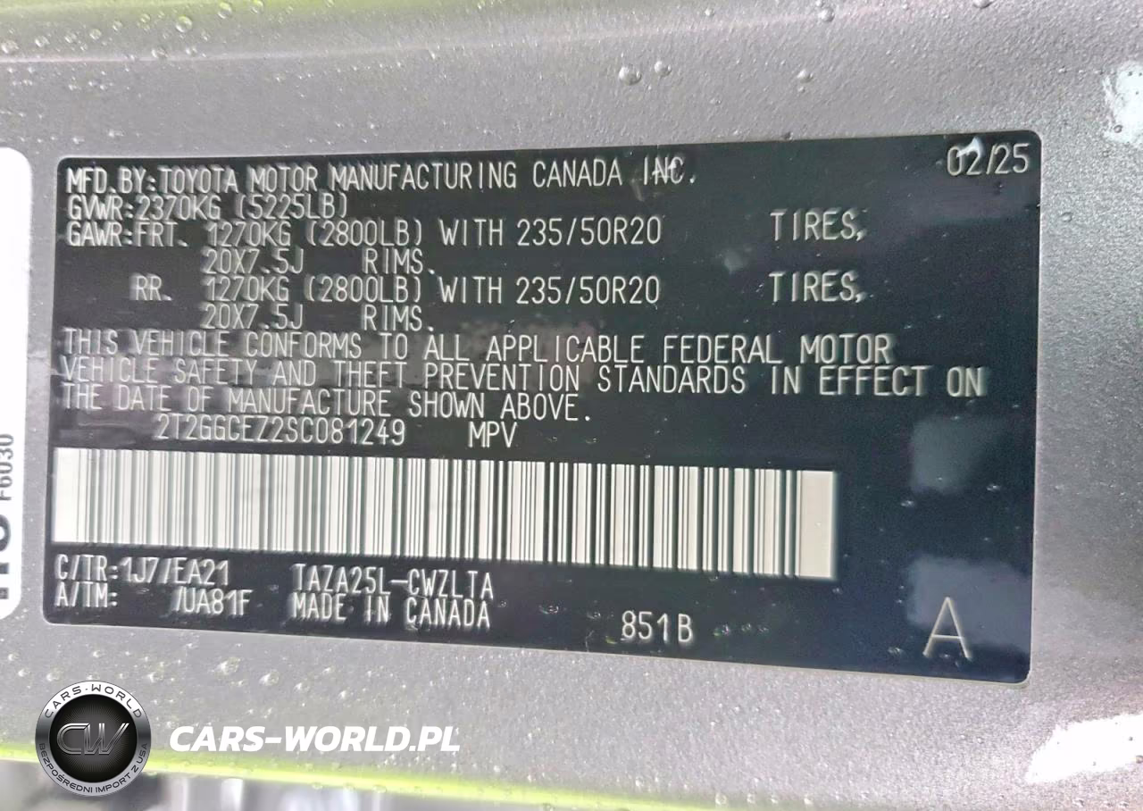 2025 Lexus Nx 350 Premium VIN:2T2GGCEZ2SC081249 - 13