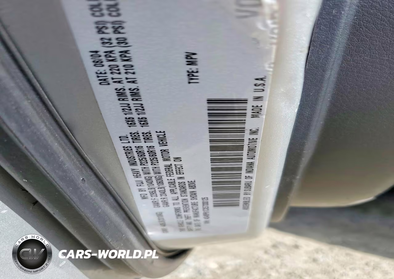 2005 Subaru Legacy Outback 2.5I VIN:4S4BP61CX57330125 - 13