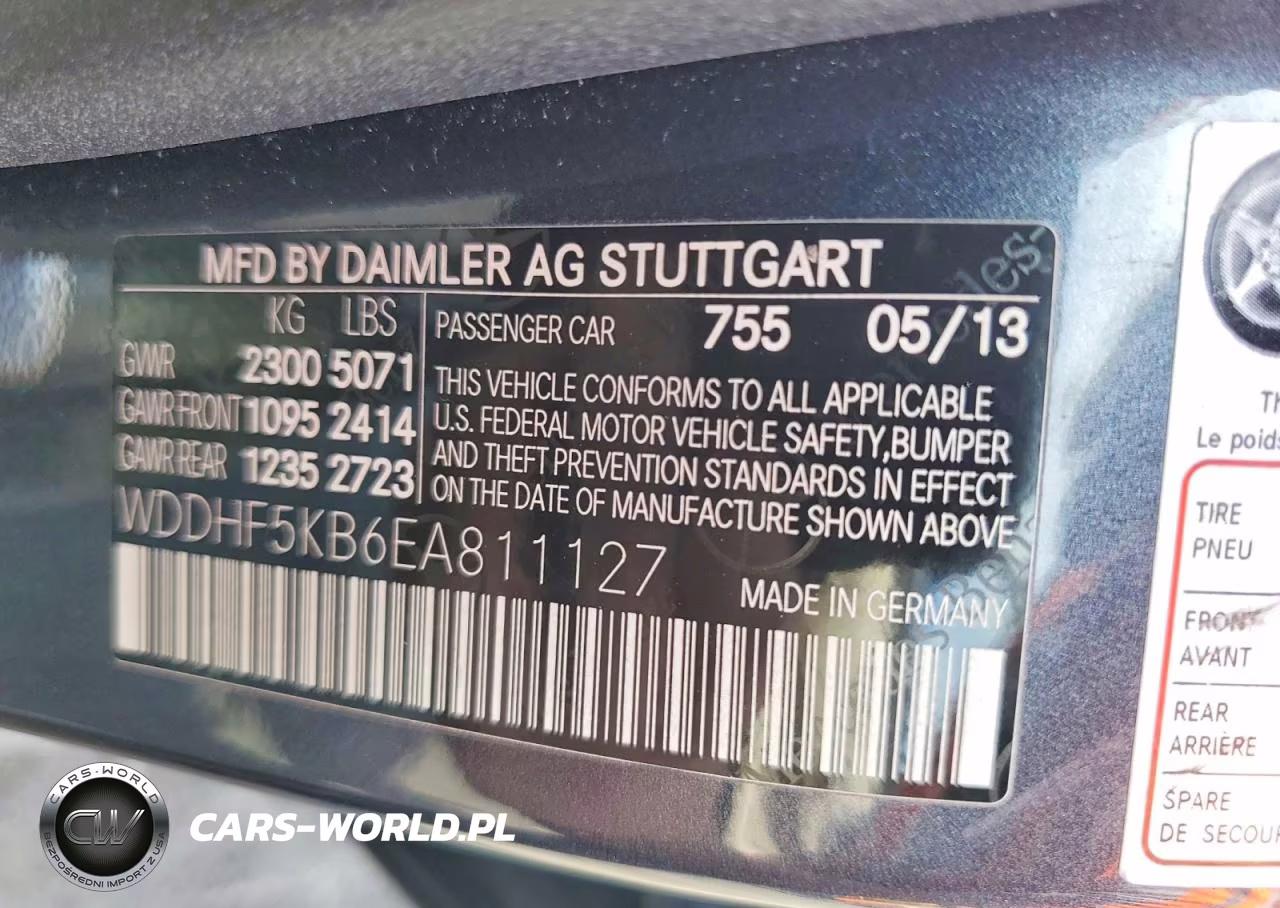 2014 Mercedes-Benz 350 VIN:WDDHF5KB6EA811127 - 12