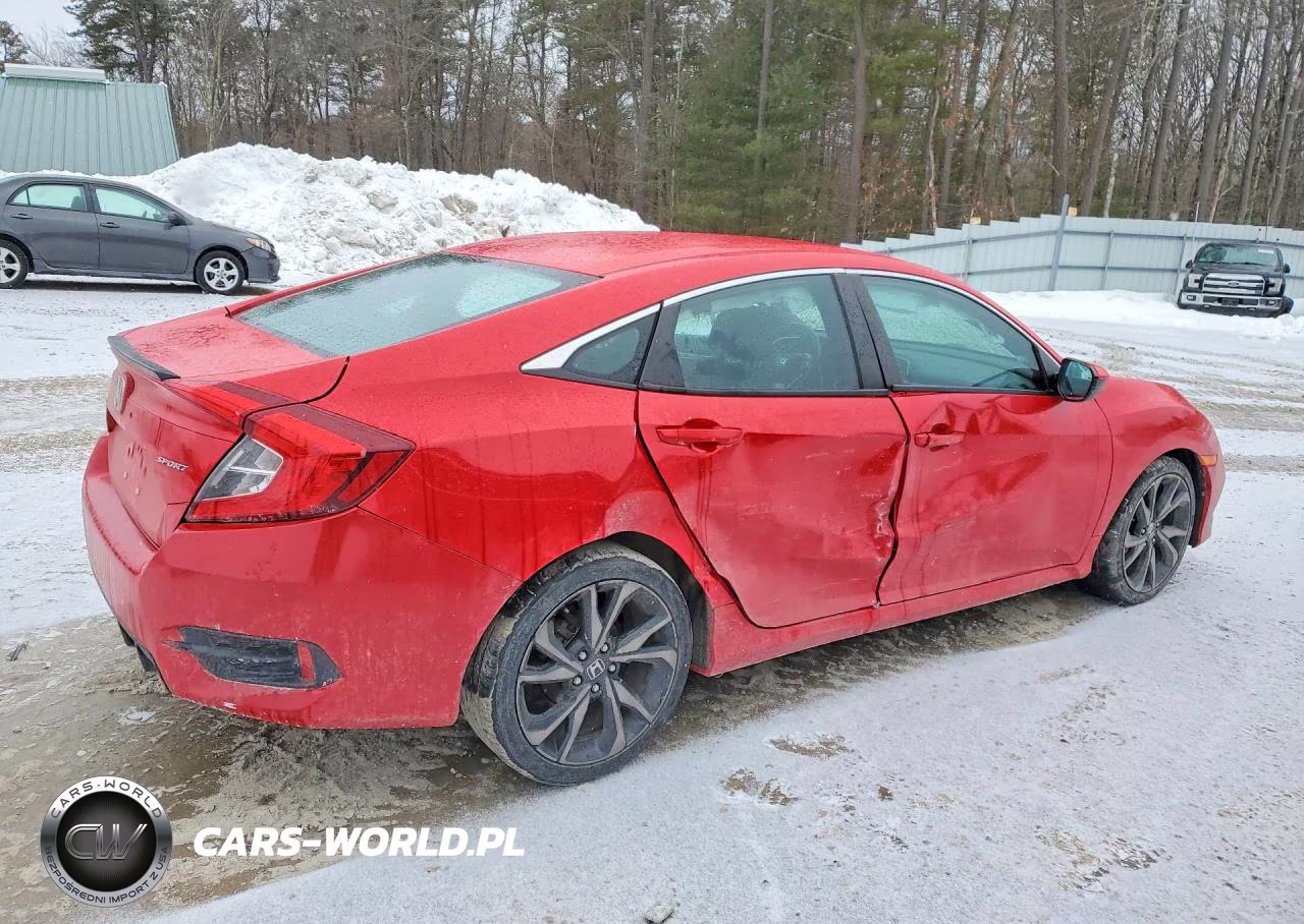 2019 Honda Civic Sport VIN:2HGFC2F80KH545562 - 3