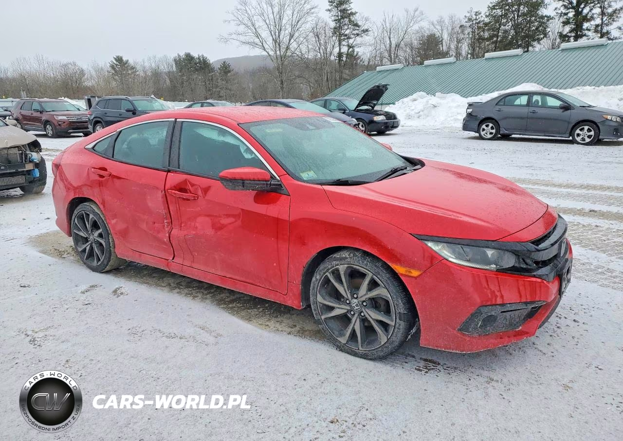 2019 Honda Civic Sport VIN:2HGFC2F80KH545562 - 4