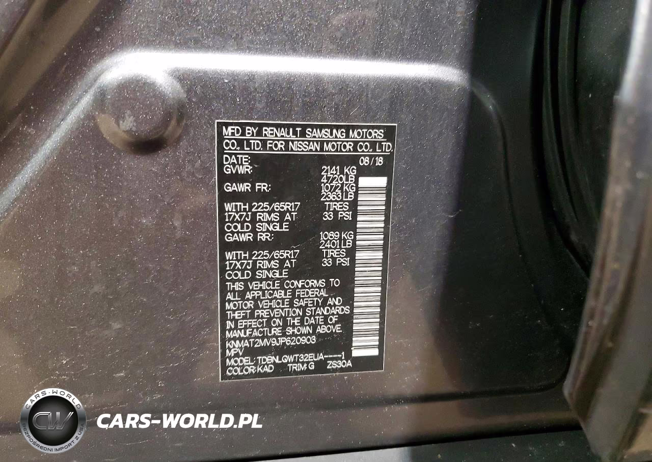 2018 Nissan Rogue Sv VIN:KNMAT2MV9JP620903 - 13