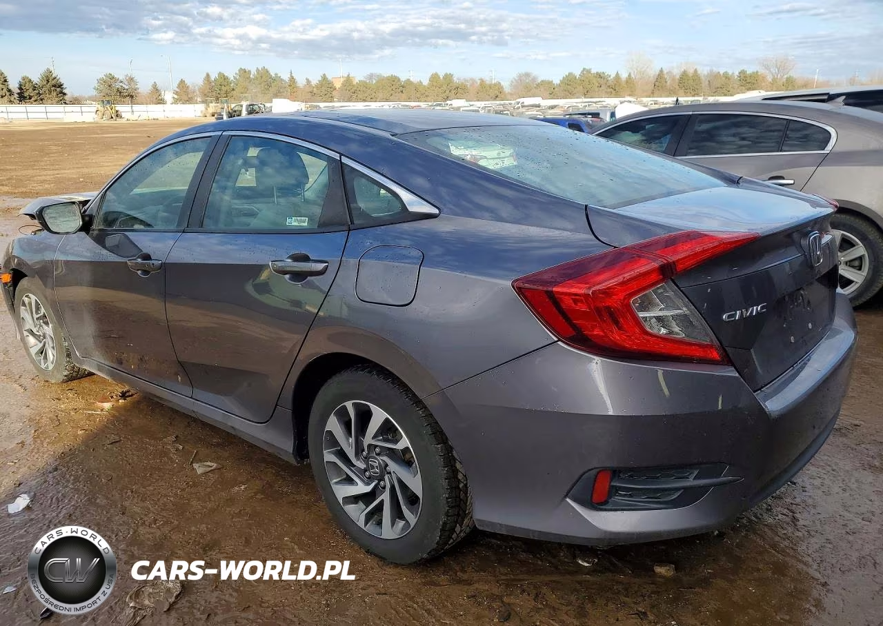 2016 Honda Civic Ex VIN:19XFC2F72GE066567 - 2