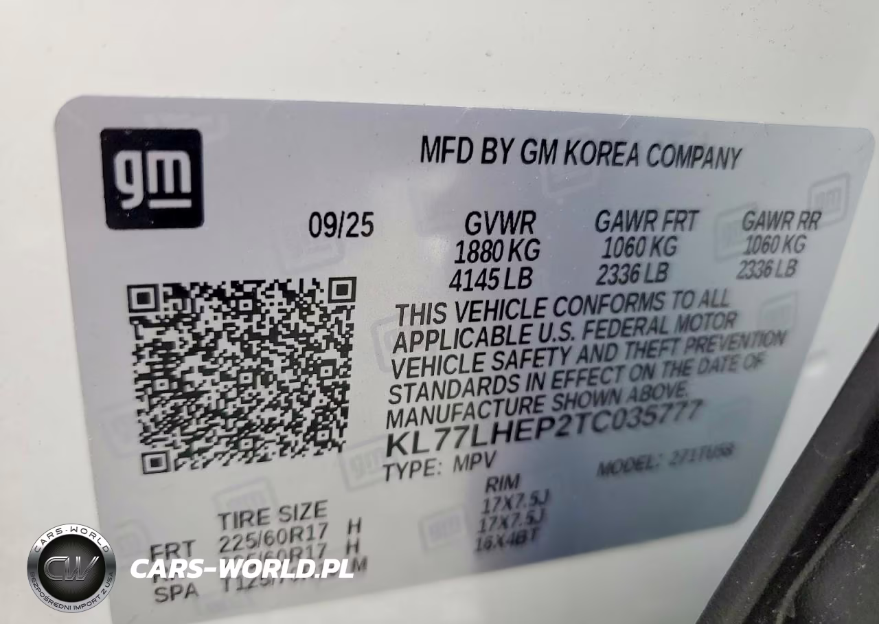 2026 Chevrolet Trax 1Lt VIN:KL77LHEP2TC035777 - 13