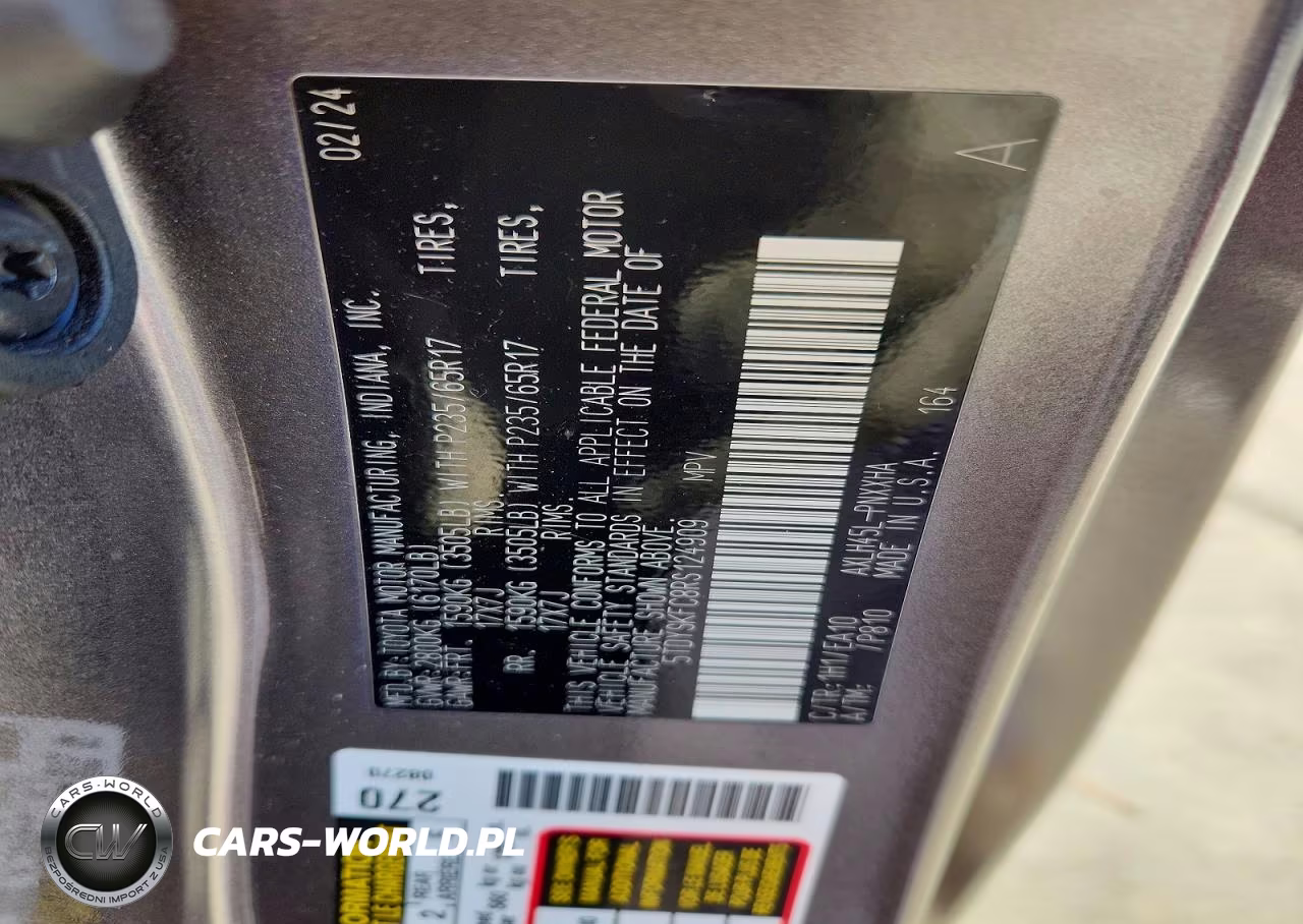 2024 Toyota Sienna Xle 7-Passenger VIN:5TDYSKFC8RS124909 - 13