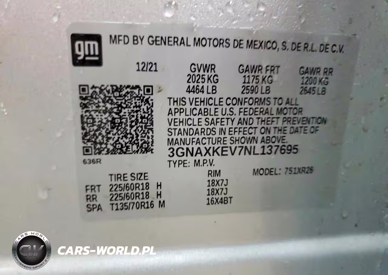 2022 Chevrolet Equinox Lt VIN:3GNAXKEV7NL137695 - 13