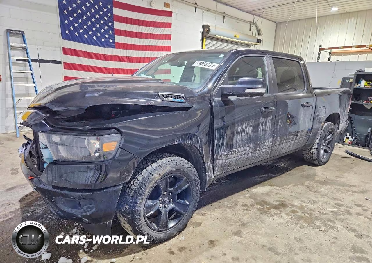 2021 Ram 1500 Big Horn VIN:1C6SRFFTXMN682324 - 1