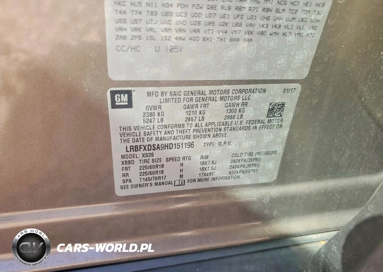 2017 Buick Envision Essence VIN:LRBFXDSA9HD151196 - 12