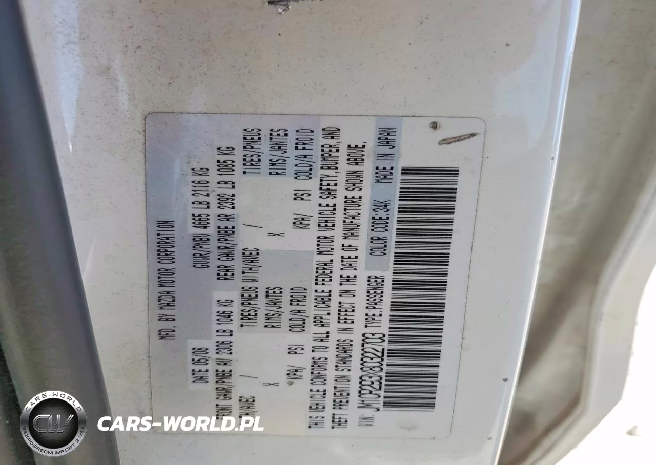 2008 Mazda 5 VIN:JM1CR293X80322703 - 13