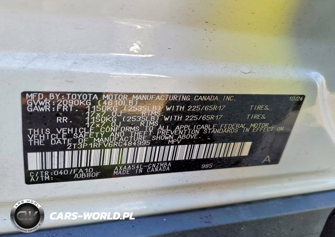 2024 Toyota Rav4 Xle VIN:2T3P1RFV6RC484995 - 14